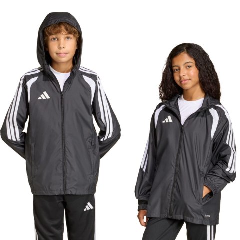 Kurtka dla dzieci adidas Tiro 26 League czarna JY9726 Adidas teamwear