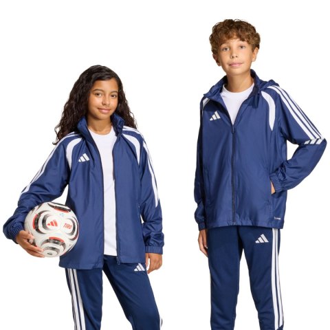 Kurtka dla dzieci adidas Tiro 26 League granatowa JY9725 Adidas teamwear