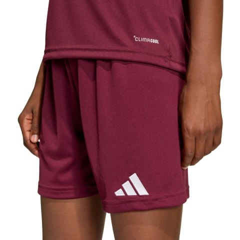 Spodenki dla dzieci adidas Entrada 26 bordowe JZ6527 Adidas teamwear