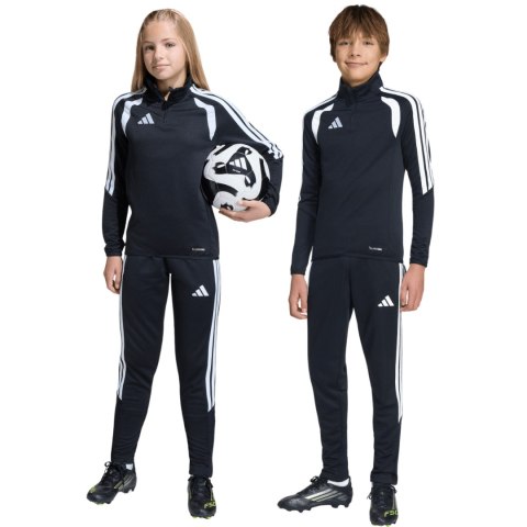 Spodnie dla dzieci adidas Tiro 26 League Training Slim czarno-białe JY7117 Adidas teamwear