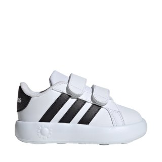 Buty dla dzieci adidas Grand Court 2.0 biało-czarne ID5271 Adidas