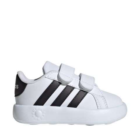 Buty dla dzieci adidas Grand Court 2.0 biało-czarne ID5271 Adidas
