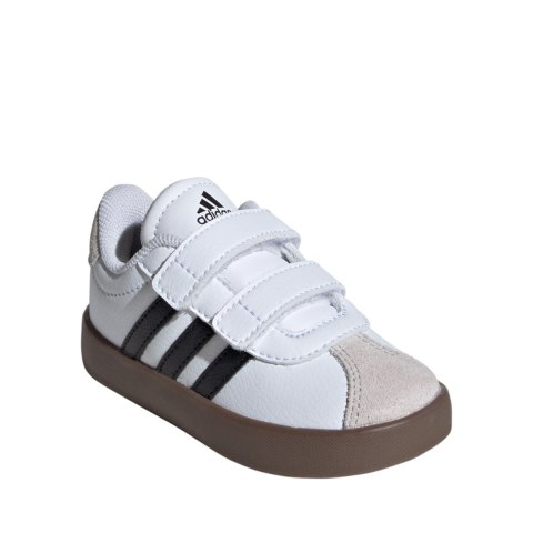 Buty dla dzieci adidas VL Court 3.0 Skateboarding biało-szare ID9157 Adidas