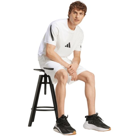 Spodenki męskie adidas Z.N.E. białe JJ4893 Adidas